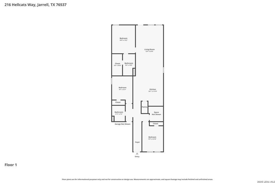 2D floor plan layout of this home in , Jarrell, TX (Image 5).