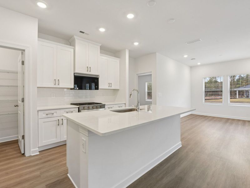 Furnished interior view inside a new home in Brighton Springs, York (Image 4).