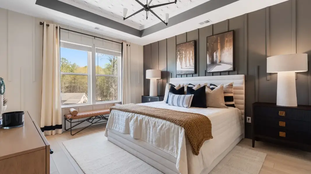 Furnished interior view inside a new home in Daybreak, Newnan (Image 28).