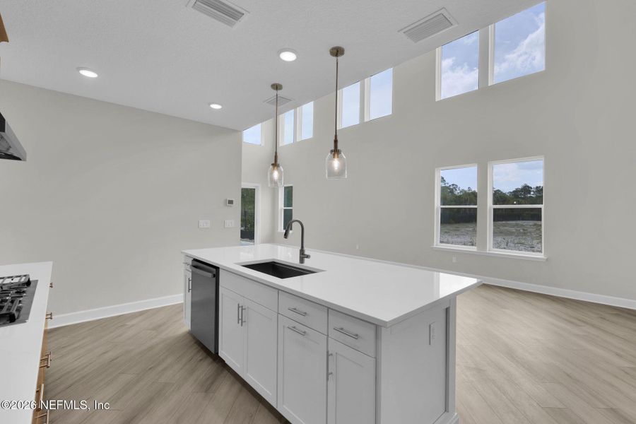 Furnished interior view inside a new home in Seabrook Village at Seabrook, Nocatee (Image 8).