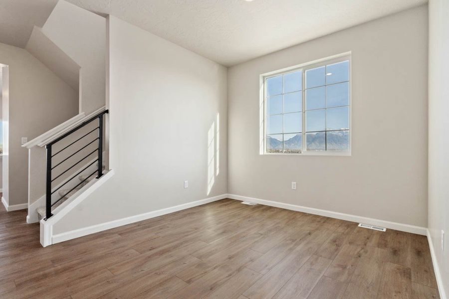 Spacious, unfurnished interior of a new home in Bradley Heights, Colorado Springs (Image 13). Spacious, unfurnished interior of a new home in Bradley Heights, Colorado Springs (Image 13).