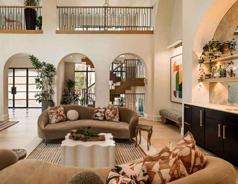Furnished interior view inside a new home in , Sandy Springs (Image 46).