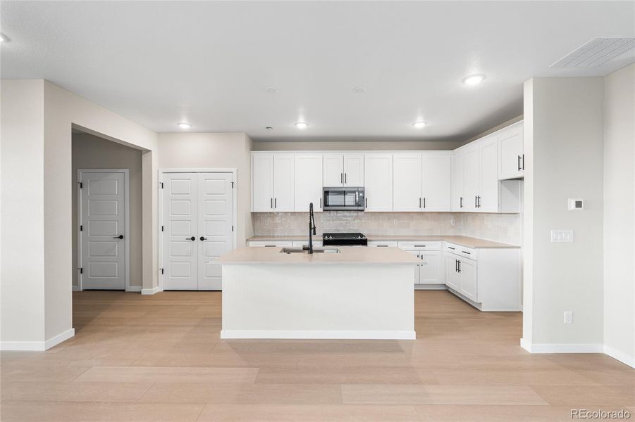 Furnished interior view inside a new home in Barefoot Village, Longmont (Image 10).