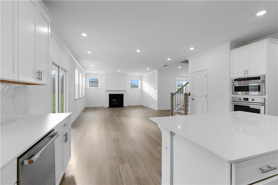 Furnished interior view inside a new home in Wellington Estates, Madison (Image 8).