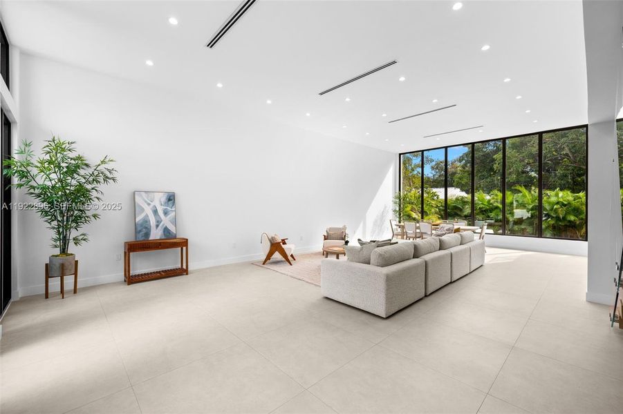 Furnished interior view inside a new home in , Miami (Image 13).
