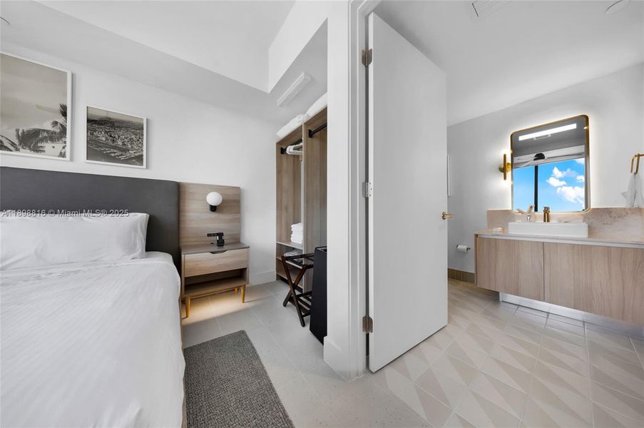 Furnished interior view inside a new home in , Miami (Image 30). Furnished interior view inside a new home in , Miami (Image 30).