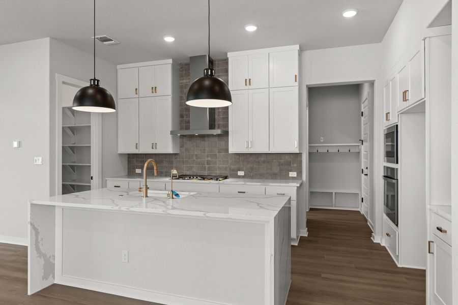 Furnished interior view inside a new home in Lariat, Liberty Hill (Image 9).