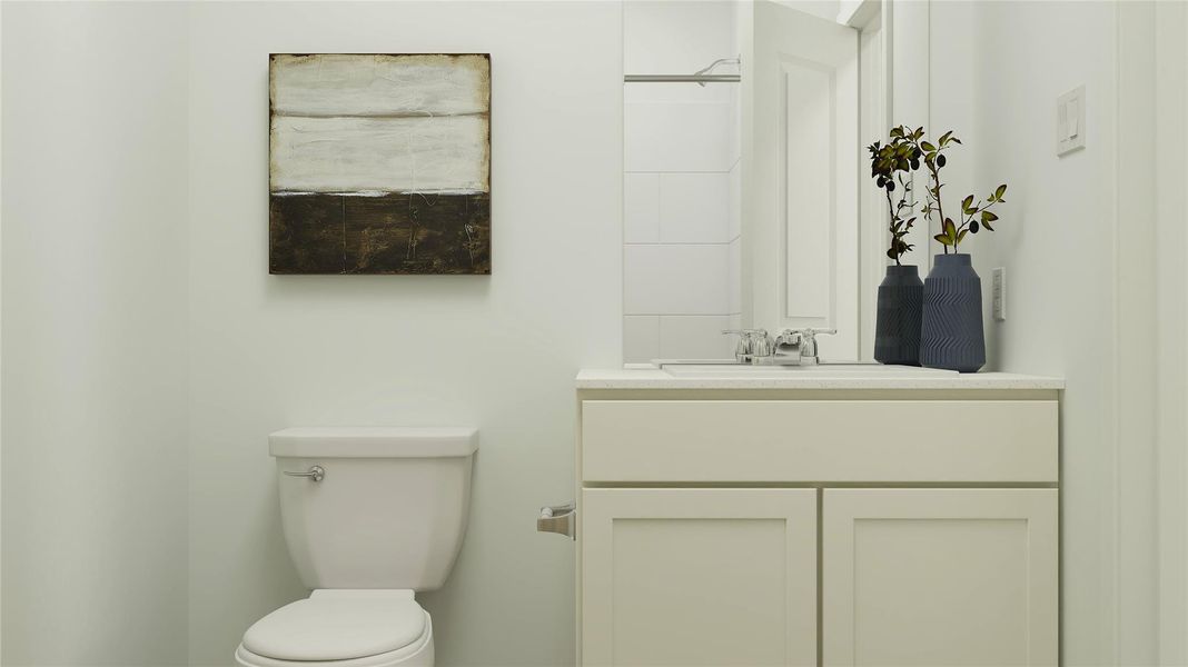 Furnished interior view inside a new home in , Elgin (Image 29).