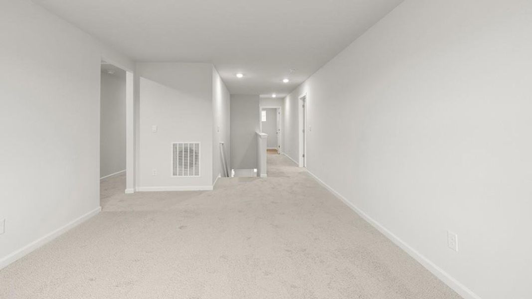 Spacious, unfurnished interior of a new home in Hamptons at Riverwood South, Dallas (Image 26).