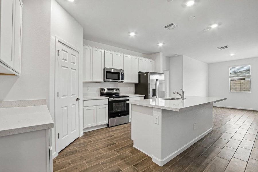 Kitchen featuring the Essentials finishes Kitchen featuring the Essentials finishes