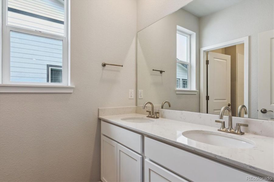 Furnished interior view inside a new home in Paired Homes at Alder Creek, Parker (Image 9).