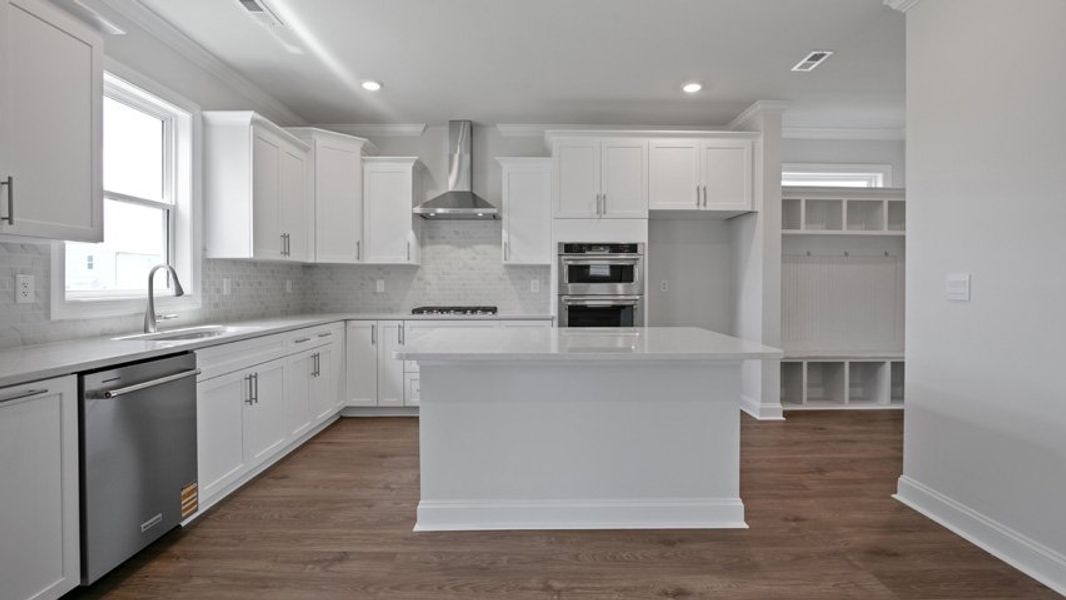 Representative furnished interior of a home built from the Lucas by D.R. Horton in The Manors at Haywood Glen, Knightdale (Image 7).