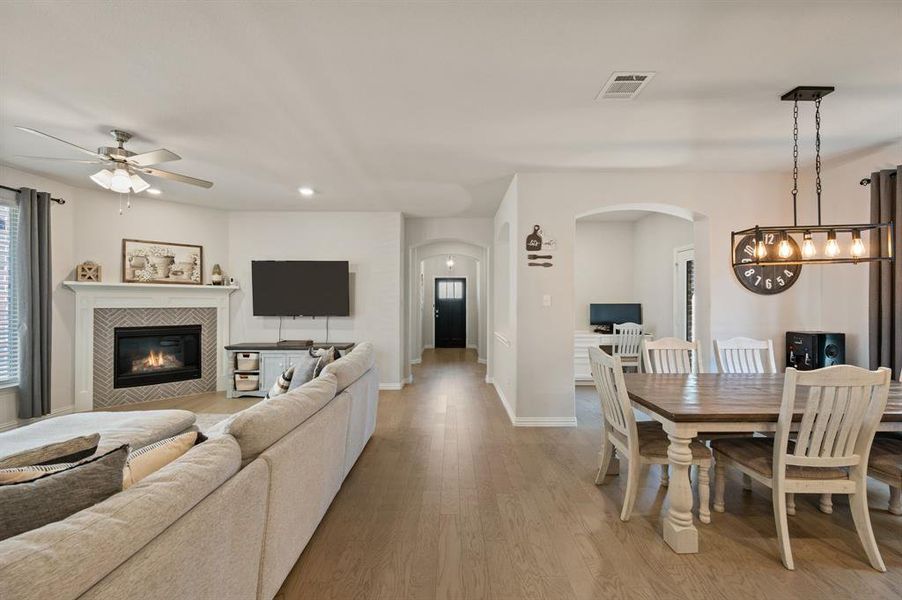 Furnished interior view inside a new home in , Justin (Image 28).