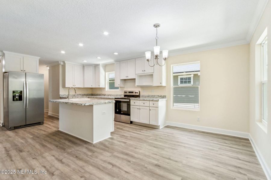 Furnished interior view inside a new home in , Jacksonville (Image 4).