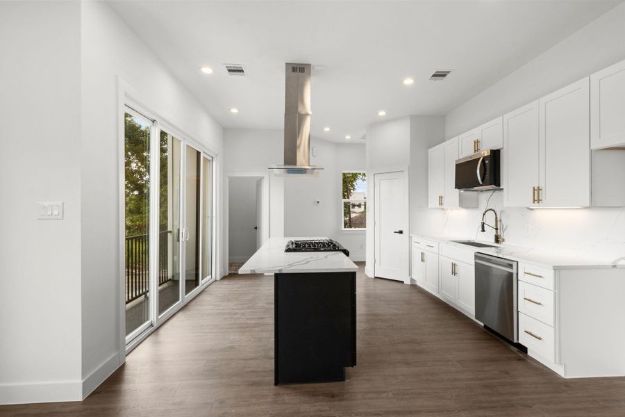 Furnished interior view inside a new home in , Houston (Image 3). Furnished interior view inside a new home in , Houston (Image 3).