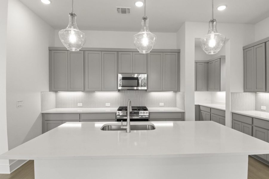 Furnished interior view inside a new home in Easton Park, Austin (Image 14).