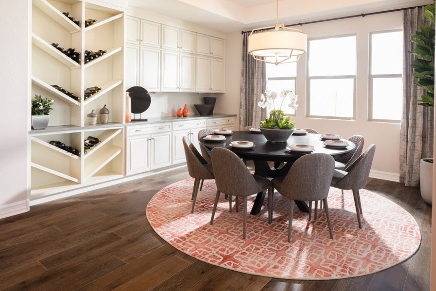Furnished interior view inside a new home in Elegance at Eastmark, Mesa (Image 47).
