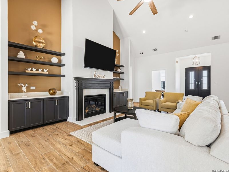 Furnished interior view inside a new home in , Terrell Hills (Image 19).