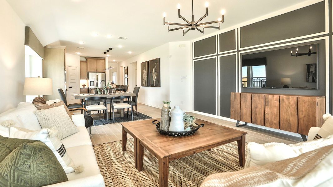 Furnished interior view inside a new home in Bridgeland Creekland Village, Cypress (Image 13).