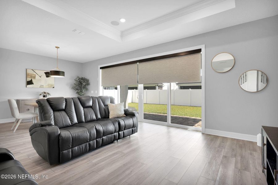 Furnished interior view inside a new home in Double Branch, Middleburg (Image 16). Furnished interior view inside a new home in Double Branch, Middleburg (Image 16).