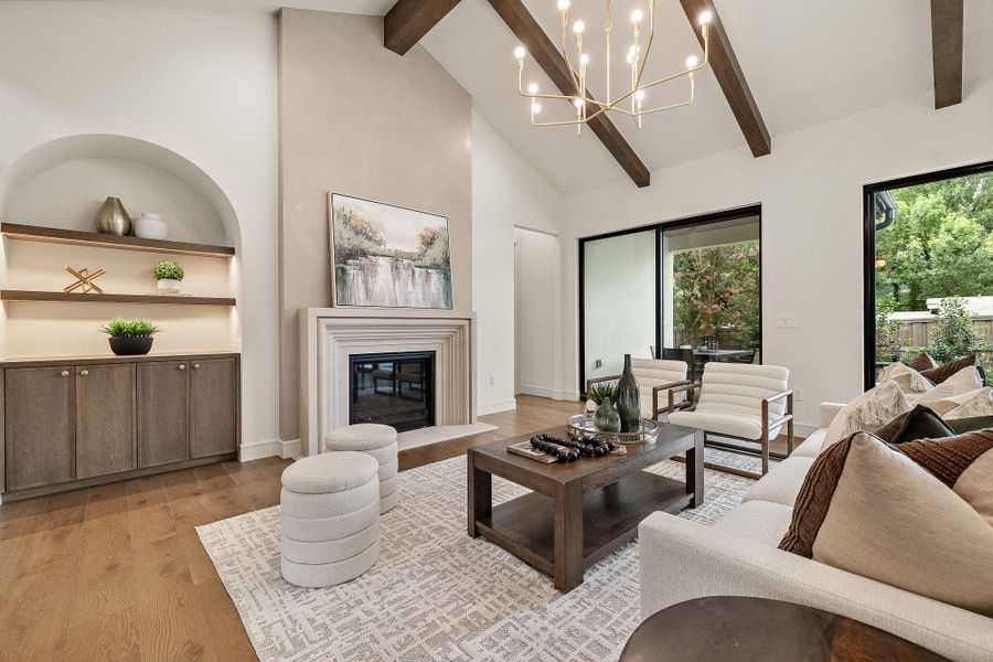 Furnished interior view inside a new home in , Austin (Image 24).