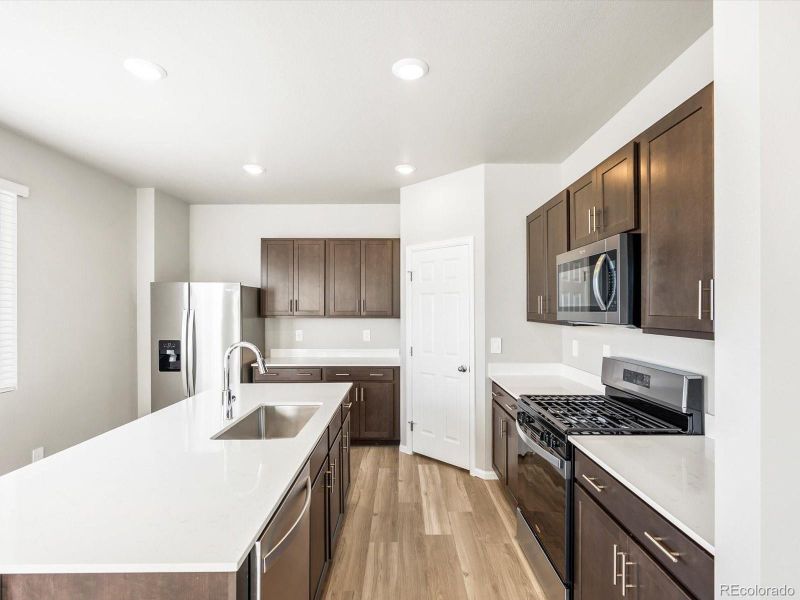 Furnished interior view inside a new home in Revere at Johnstown, Johnstown (Image 10).