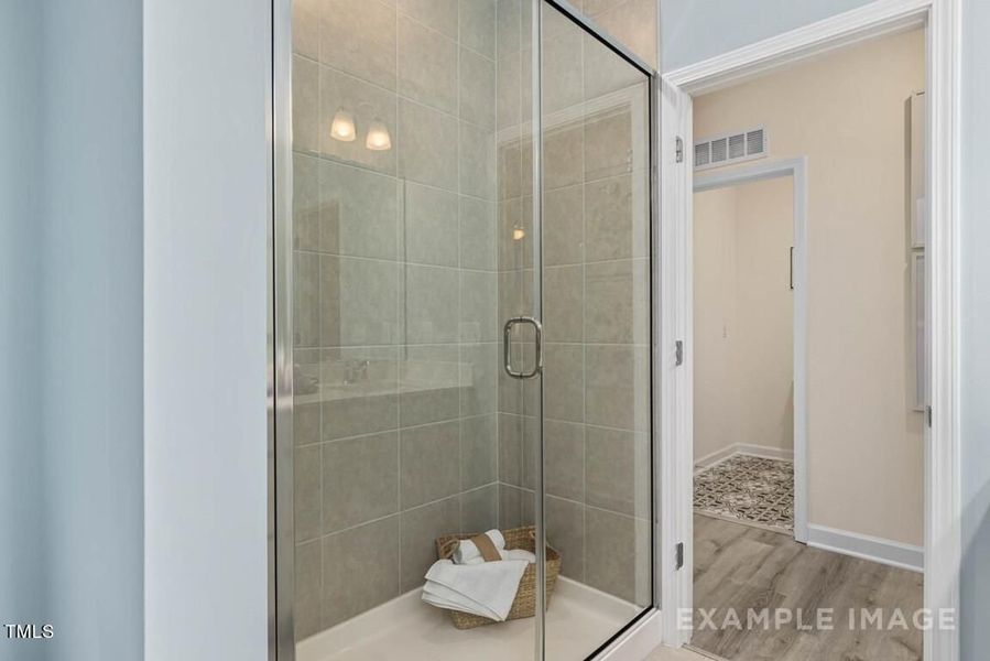 Furnished interior view inside a new home in Glenmere, Knightdale (Image 30).