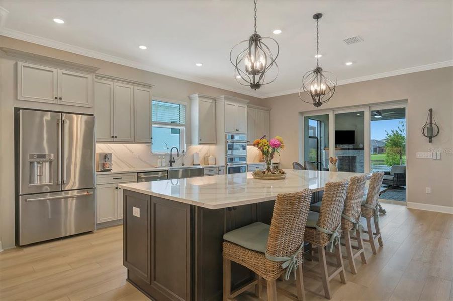 Furnished interior view inside a new home in , Palmetto (Image 17).