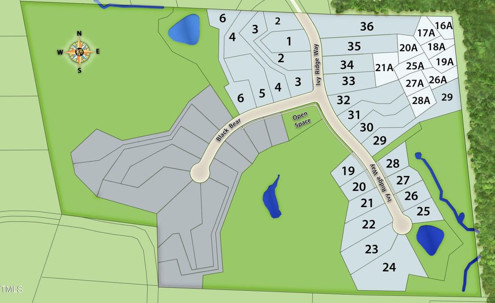 Summit at Morgan Ridge site map