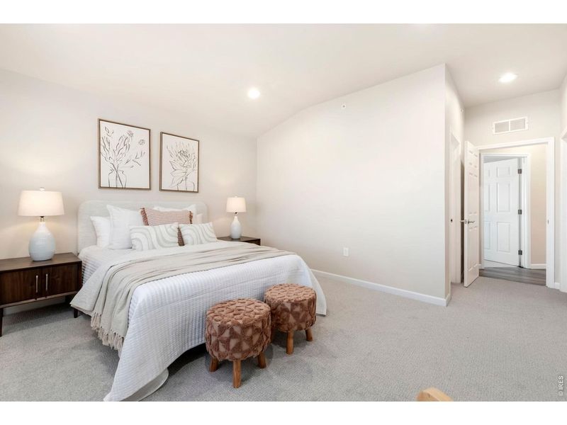 Furnished interior view inside a new home in , Denver (Image 28).