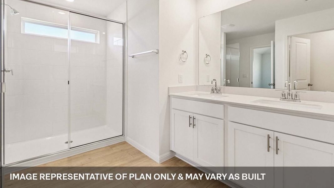 Representative furnished interior of a home built from the The Irvine by D.R. Horton in Carillon, Manor (Image 8).