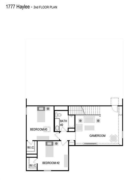 2D floor plan layout of this home in Southridge, McKinney, TX (Image 3). 2D floor plan layout of this home in Southridge, McKinney, TX (Image 3).