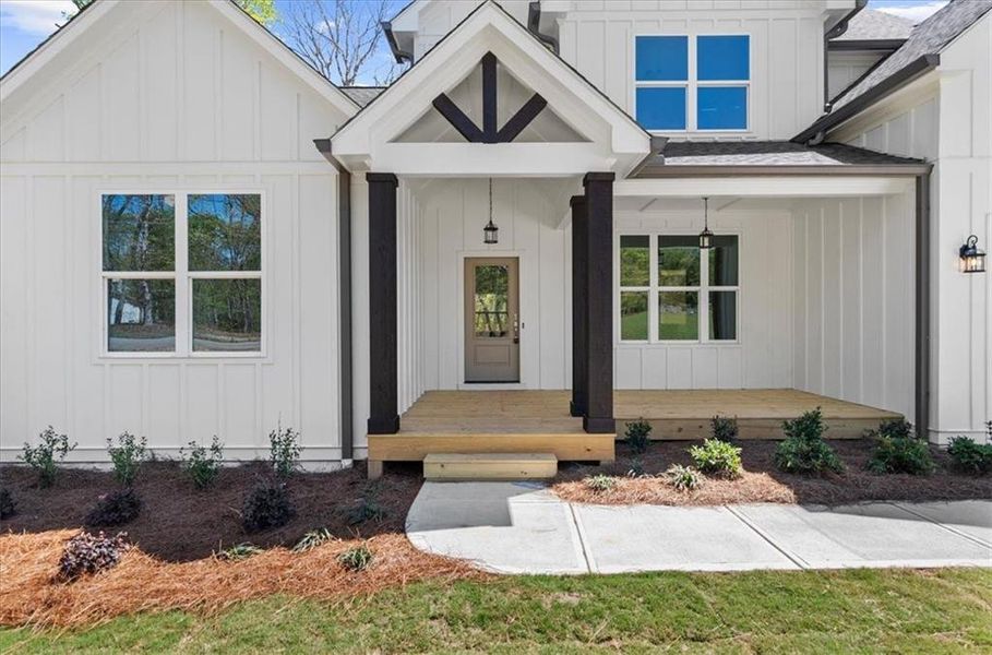 Exterior details and patio area of a home in , Gainesville (Image 4).