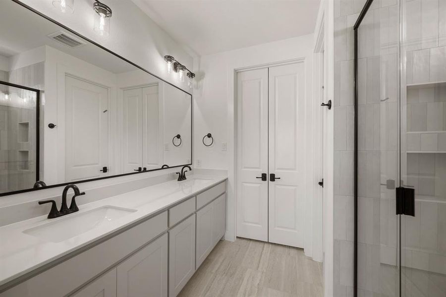 Furnished interior view inside a new home in The Resort on Eagle Mt. Lake, Fort Worth (Image 9). Furnished interior view inside a new home in The Resort on Eagle Mt. Lake, Fort Worth (Image 9).