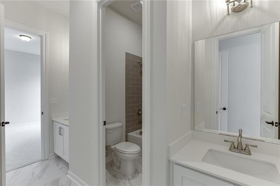 Furnished interior view inside a new home in , Cumming (Image 11).