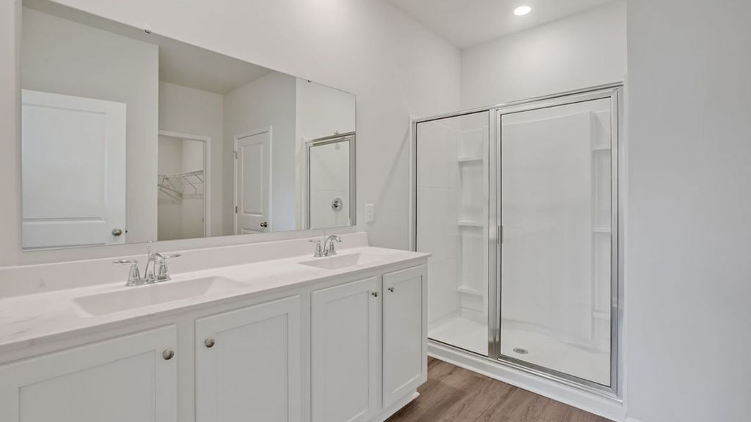 Representative furnished interior of a home built from the CALI by D.R. Horton in Vineyard Trail, Jacksonville (Image 10).