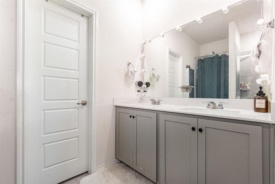 Furnished interior view inside a new home in , Cross Roads (Image 16). Furnished interior view inside a new home in , Cross Roads (Image 16).