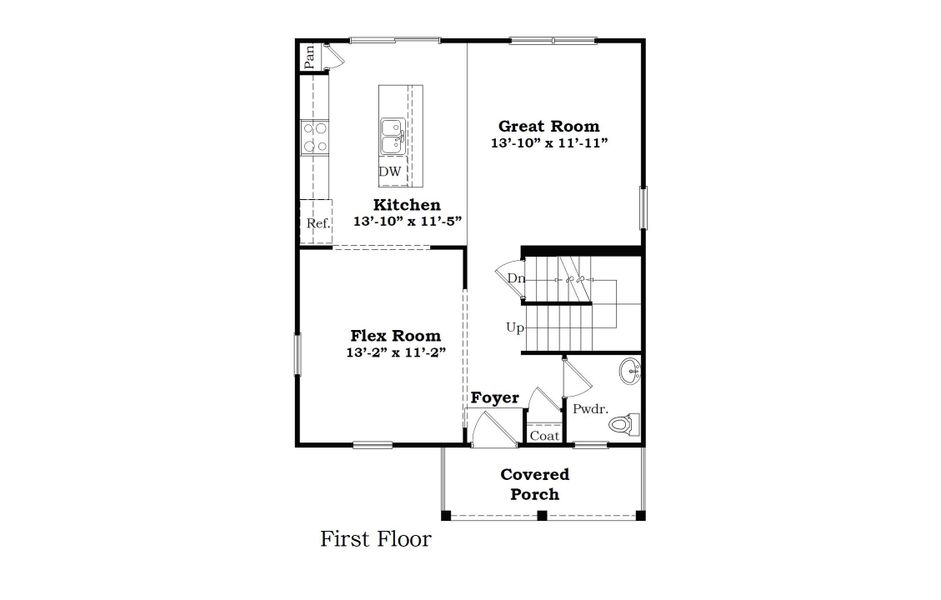 2D floor plan layout for the The Lexington II by Norfolk Homes in Individual Homes - Jackson County, Jackson, MI (Image 4). 2D floor plan layout for the The Lexington II by Norfolk Homes in Individual Homes - Jackson County, Jackson, MI (Image 4).