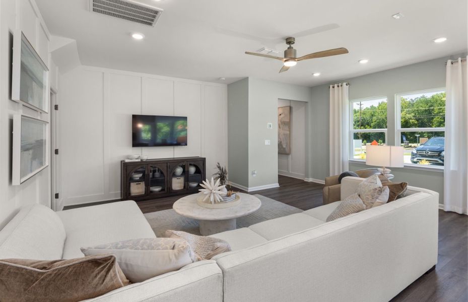 Furnished interior view inside a new home in McConnell Ridge, McLeansville (Image 17).