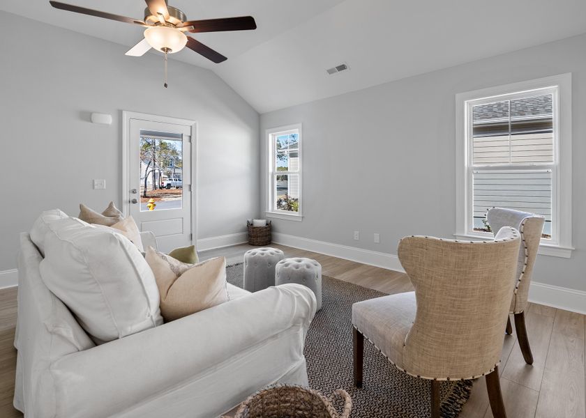 Furnished interior view inside a new home in Osprey Landing, Southport (Image 20).
