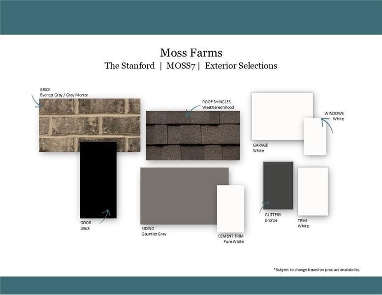 Sample of building materials used in homes in Moss Farm, White House (Image 46).