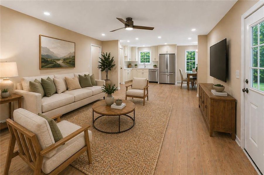 Furnished interior view inside a new home in , Taylorsville (Image 13).