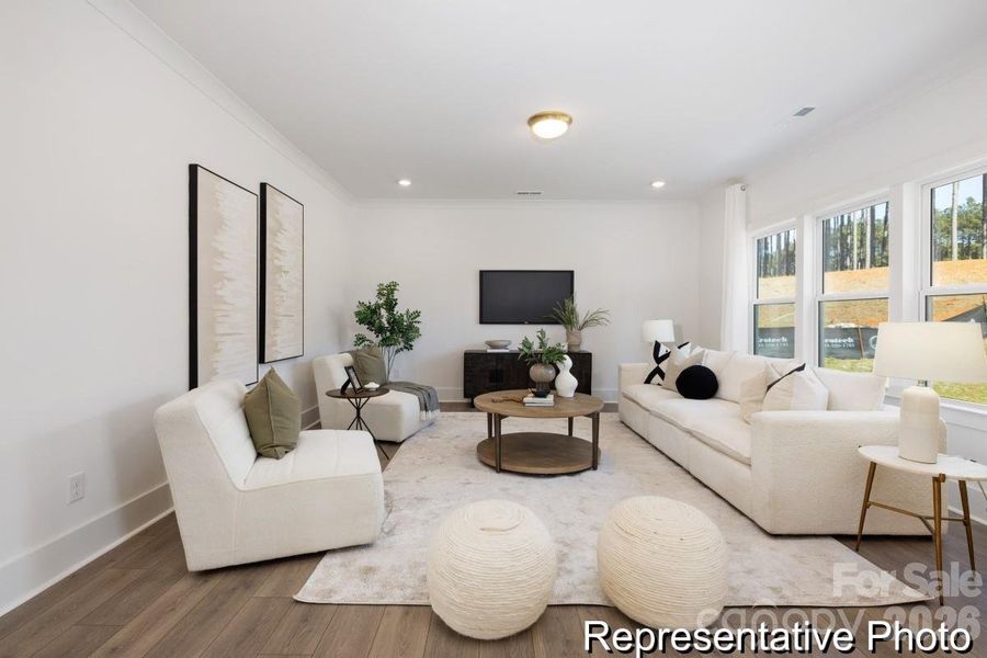 Furnished interior view inside a new home in Whispering Hills, Locust (Image 12).