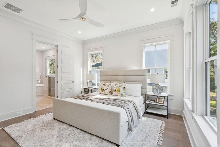 Furnished interior view inside a new home in , Johns Island (Image 8).