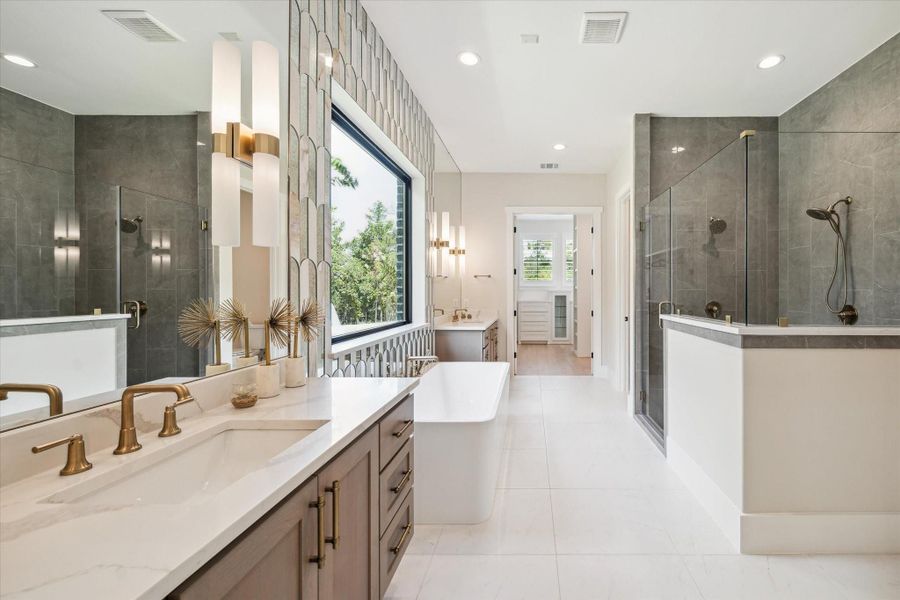 Primary suite with sitting area