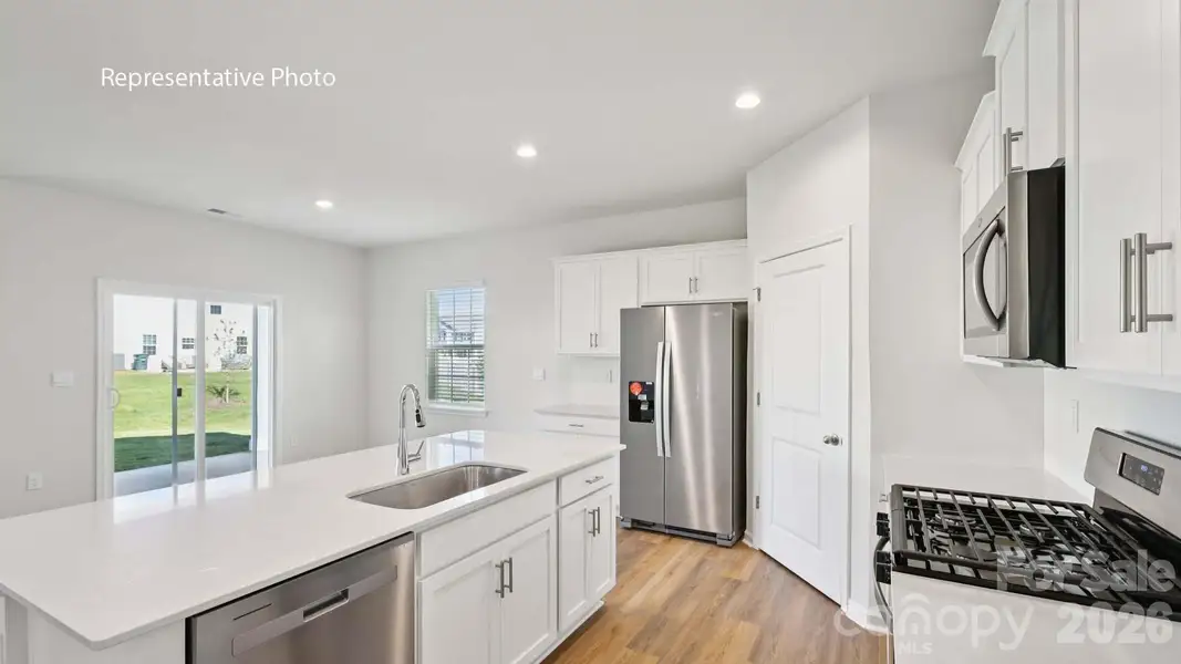 Furnished interior view inside a new home in The Hamptons at Hickory, Hickory (Image 4).