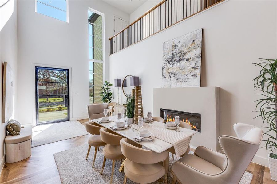 Furnished interior view inside a new home in , Dallas (Image 14). Furnished interior view inside a new home in , Dallas (Image 14).