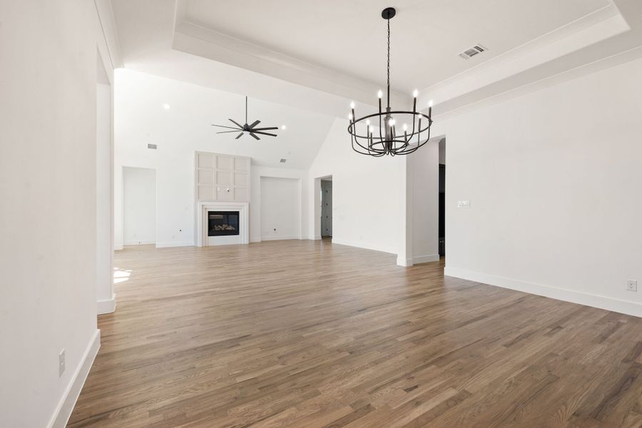 Spacious, unfurnished interior of a new home in NorthGlen, Haslet (Image 39).