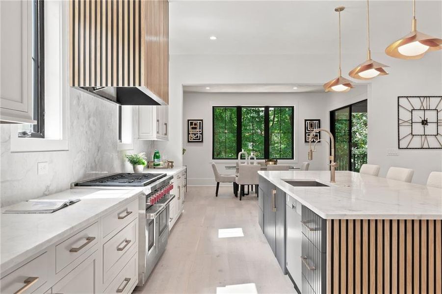 Furnished interior view inside a new home in , Atlanta (Image 42).