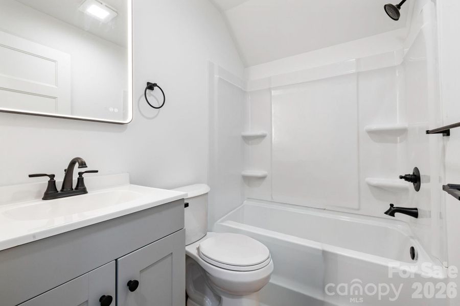 Upstairs Bathroom w/ LED Lighted Mirror